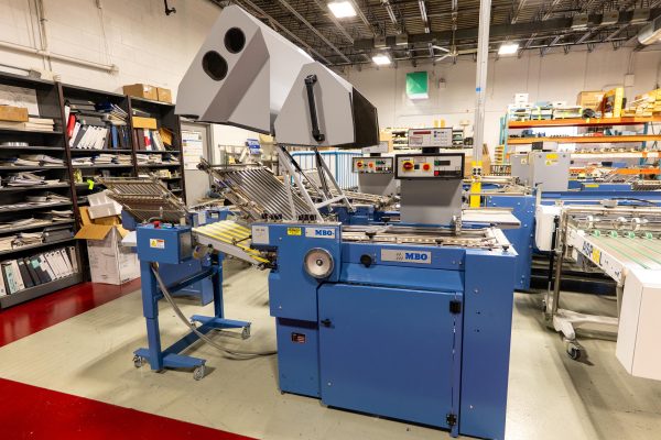 Used 2003 MBO IFF21 Infeed Folder, 4-plate w A56 Mobile Delivery