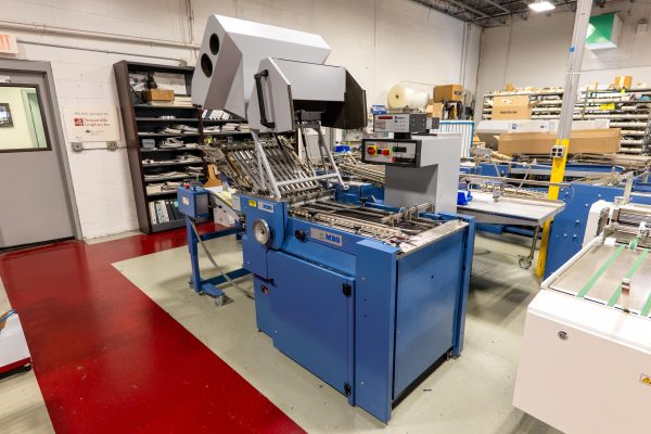 Used 2003 MBO IFF21 Infeed Folder, 4-plate w A56 Mobile Delivery